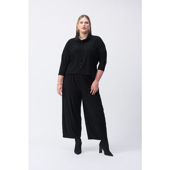 Joseph Ribkoff Pants - Joseph Ribkoff $285 Cowl Neck Casual Jumpsuit – Size 24 / 3X NEW